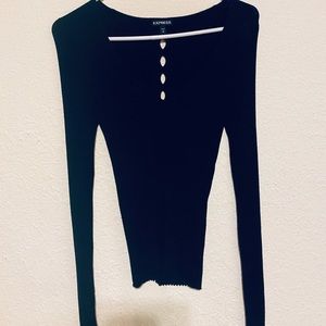 Like new sexy express long sleeve size small